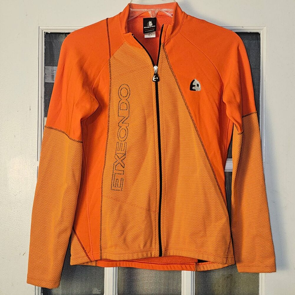 Etxeondo Womens Orange Cycling Jacket Large‎